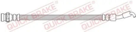 Гальмівний шланг гнучкий задн Прав (довжина 310мм, M10x1) HYUNDAI IX35 KIA SPORTAGE III 1.6-Electric 08.09-12.15 QUICK BRAKE 58018