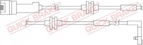 Датчик зносу гальмівних колодок(дискових) QUICK BRAKE WS0157A