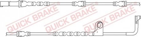 Датчик износа тормозных колодок.) QUICK BRAKE WS0271A (фото 1)