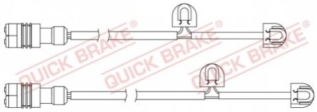 Датчик зносу гальмівних колодок QUICK BRAKE WS0334A (фото 1)