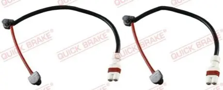 Датчик зносу гальмівних колодок передн PORSCHE 911, 911 TARGA, BOXSTER, BOXSTER SPYDER, CAYMAN 3.2/3.4/3.6 07.04-06.13 QUICK BRAKE WS0334A