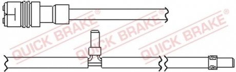 Датчик износа тормозных колодок QUICK BRAKE WS0349A (фото 1)