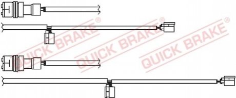 Автозапчастина QUICK BRAKE WS0351A