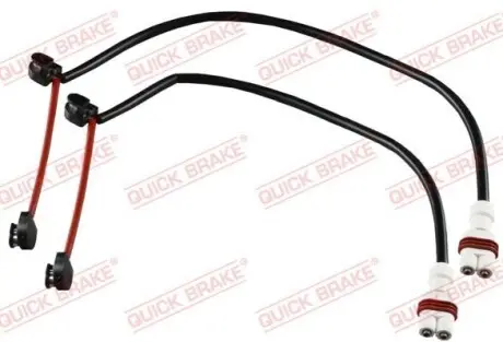 Датчик зносу гальмівних колодок передн PORSCHE 911, BOXSTER, BOXSTER SPYDER, CAYMAN 3.2/3.4/3.8 11.04-06.13 QUICK BRAKE WS0351A