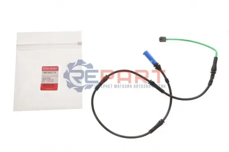 Фото Датчик зносу гальмівних колодок (задніх) BMW 5 (G30/F90)/7 (G11/G12) 15- (L=922mm) QUICK BRAKE (WS0417A) зображення 1