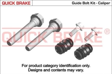 Клипса крепления тормозной трубки (3/16''- 5mm) защелка под 6mm QUICK BRAKE X (фото 1)