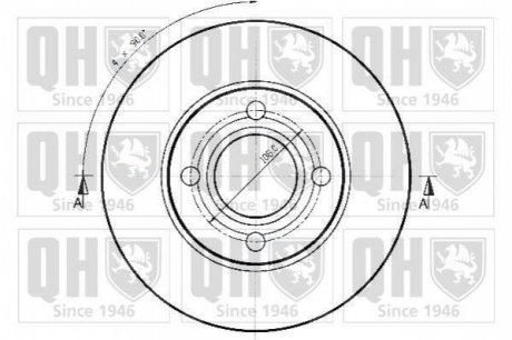 Тормозные диски QUINTON HAZELL BDC3907