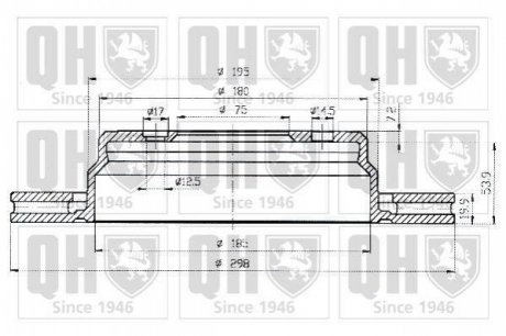 Тормозные диски QUINTON HAZELL BDC4677