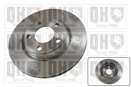 Диск гальмівний (передній) VW Passat 96-05 (280x22) QUINTON HAZELL BDC4752 Купити в Україні