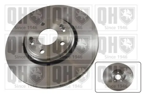 Гальмiвнi диски Renault Laguna II 01 QUINTON HAZELL BDC5169 Купити в Україні