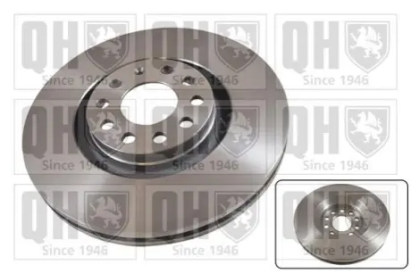 Диск гальмівний (передній) Audi A4/A6 97-08 (320x30) (вент.) QUINTON HAZELL BDC5278 Купити в Україні