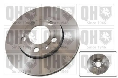 Диск гальмівний (передній) Skoda Octavia/Fabia/VW Polo 1.2-1.4 99- (238,7x18) QUINTON HAZELL BDC5282 Купити в Україні