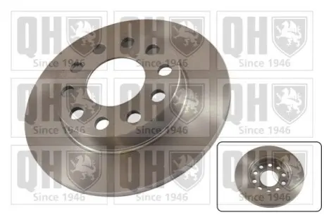 Диск гальмівний (задній) Audi 80/A4 93-12 (244.9x9.9) QUINTON HAZELL BDC5307 Купити в Україні