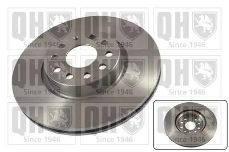 Диск гальмівний (передній) VW Caddy III 04- (312x25.1) (з покриттям) QUINTON HAZELL BDC5416 Купити в Україні