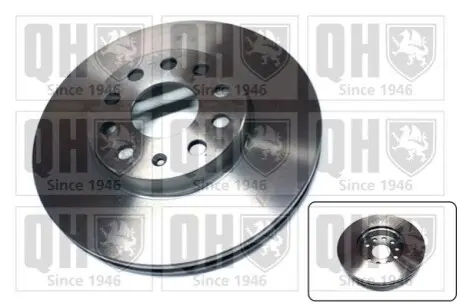 Диск гальмівний (передній) VW Caddy III 04- (287.8x25) замінено на 0 986 479 088 QUINTON HAZELL BDC5418 Купити в Україні