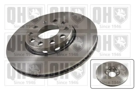 Диск гальмівний (передній) Skoda Superb/VW Passat 00-08 (288x25) QUINTON HAZELL BDC5471 Купити в Україні