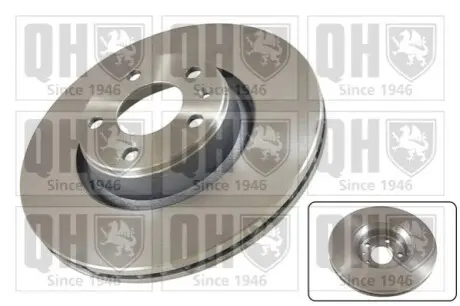 Фото Диск гальмівний (передній) Audi A6 04-11 (314х25) QUINTON HAZELL (BDC5546) зображення 1