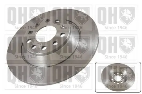 Фото Диск гальмівний (задній) Audi A6 04-11 (302x12) QUINTON HAZELL (BDC5547) зображення 1