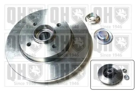 Тормозные диски с подшипником крашеные QUINTON HAZELL BDC5595