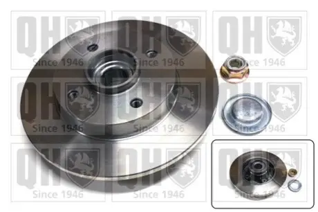 Тормозные диски с подшипником крашеные QUINTON HAZELL BDC5597