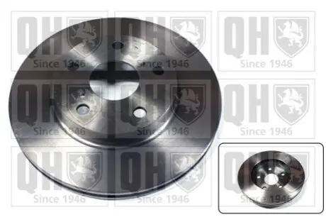 Диск гальмівний (передній) Toyota Auris/Corolla 07-12 (275x22) (з покрит.) (вентил.) QUINTON HAZELL BDC5671 Купити в Україні