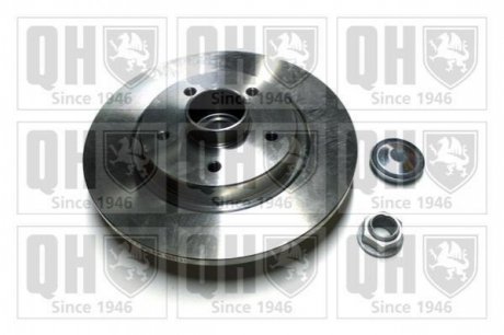 Тормозные диски с подшипником крашеные QUINTON HAZELL BDC5837 (фото 1)