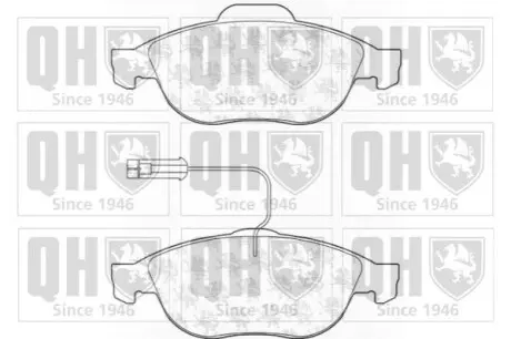 Гальмiвнi колодки дисковi QUINTON HAZELL BP1078 Купити в Україні