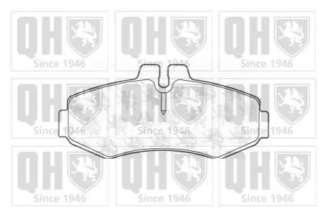 Гальмiвнi колодки дисковi QUINTON HAZELL BP1096 Купити в Україні