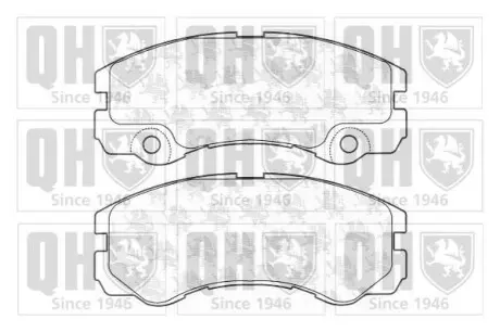 Колодки гальмівні (передні) Opel Frontera 98-04 (Akebono) QUINTON HAZELL BP1204 Купити в Україні