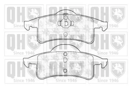 Фото Тормозные колодки дисковые QUINTON HAZELL (BP1266) изображение 1