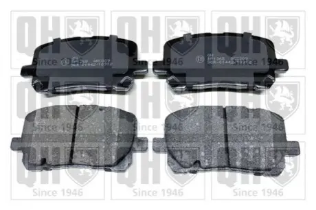 Колодки гальмівні (передні) Toyota Avensis/Corolla 01-10 (Akebono) QUINTON HAZELL BP1368 Купити в Україні
