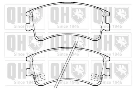 Колодки гальмівні (передні) Audi A4/A5/Q5 07 QUINTON HAZELL BP1378 Купити в Україні