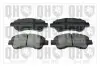 Фото Комплект гальмівних колодок (передніх) Citroen C2/C4 04-/C3 09-/Berlingo/Peugeot 206/307 96-/207 06-/208 12- QUINTON HAZELL (BP1381) зображення 1