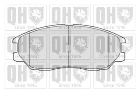 Колодки гальмівні (передні) Hyundai Terracan/Equus/Kia Amanti 99 QUINTON HAZELL BP1510 Купити в Україні