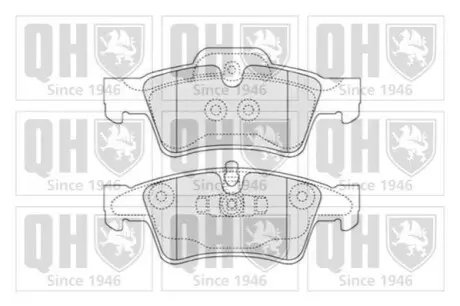 Колодки гальмівні (задні) MB GL-class (X164)/R-class (W251) 06- (Ate) QUINTON HAZELL BP1525 Купити в Україні