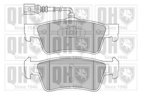 Колодки гальмівні (задні) Audi Q7/VW Touareg 2.5D-6.0D 02 QUINTON HAZELL BP1567 Купити в Україні