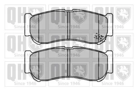 Колодки гальмівні (задні) Hyundai Santa Fe II 06-12/H-1 01-07 QUINTON HAZELL BP1594 Купити в Україні