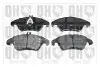 Фото Колодки тормозные (передні) MB C-class (W204/C205) 07-/E-class (W212/C207) 09-16/SLK (R172)/CLS 11 QUINTON HAZELL (BP1651) зображення 1