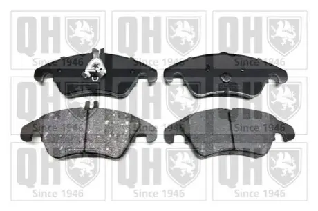 Колодки тормозные (передні) MB C-class (W204/C205) 07-/E-class (W212/C207) 09-16/SLK (R172)/CLS 11 QUINTON HAZELL BP1651 Купити в Україні
