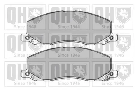 Гальмiвнi колодки дисковi QUINTON HAZELL BP1668 Купити в Україні