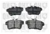 Фото Колодки гальмівні (задні) Citroen C4 09-/DS4/DS5 11-15/Peugeot 308/508/3008/5008 09-18 (з прижимною пластиною) QUINTON HAZELL (BP1669) зображення 1