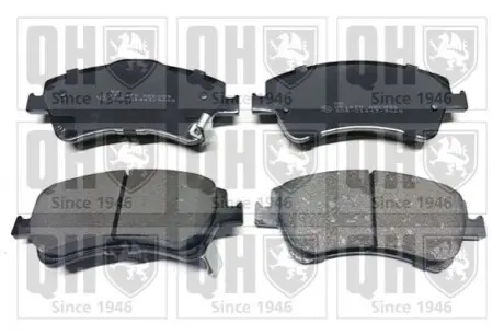 Колодки гальмівні (передні) Toyota Avensis/Verso 08-18/Auris 06-15 (з прижимною пластиною) QUINTON HAZELL BP1679