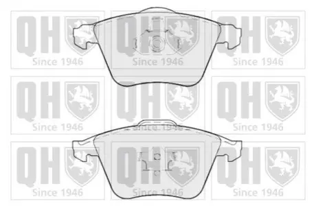 Колодки гальмівні (передні) Ford Focus/Mazda 3/Volvo C30/C70/S40/V50/Opel Vectra C 05-14/V40 12 QUINTON HAZELL BP1730 Купити в Україні