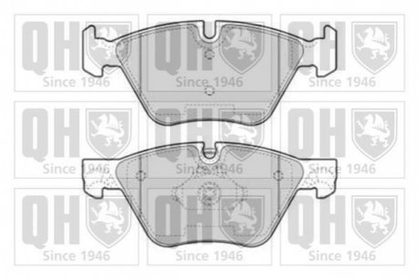 Гальмівні колодки дискові QUINTON HAZELL BP1753