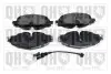 Фото Колодки гальмівні (передні) Audi A3/Q2/Q3/Seat/Skoda Octavia/Kodiaq/VW Golf/Passat B8 12-(+датчик) QUINTON HAZELL (BP1820) зображення 1