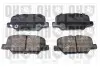 Фото Колодки гальмівні (задні) Citroen C4 Aircross/Mazda 6/Mitsubishi Outlander III/Peugeot 4008 12- QUINTON HAZELL (BP1844) зображення 1