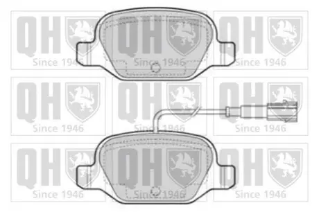 Гальмiвнi колодки дисковi QUINTON HAZELL BP1852 Купити в Україні