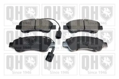Колодки гальмівні (задні) Citroen Jumper/Fiat Ducato/Peugeot Boxer 06- (+датчики) QUINTON HAZELL BP1876 Купити в Україні
