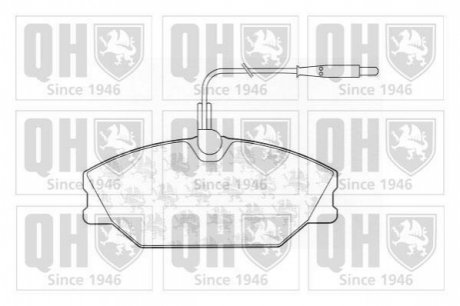 Гальмівні колодки QUINTON HAZELL BP605 (фото 1)