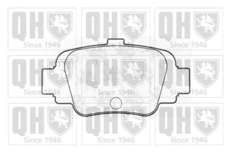 Гальмiвнi колодки дисковi QUINTON HAZELL BP847 Купити в Україні
